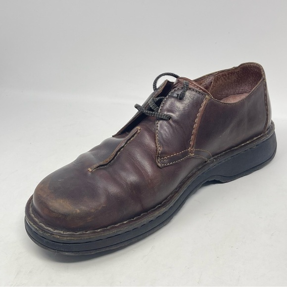 Clarks Active Air Shoes Mens 10.5 M Brown Leather Bicycle Toe Casual Comfort main image 13